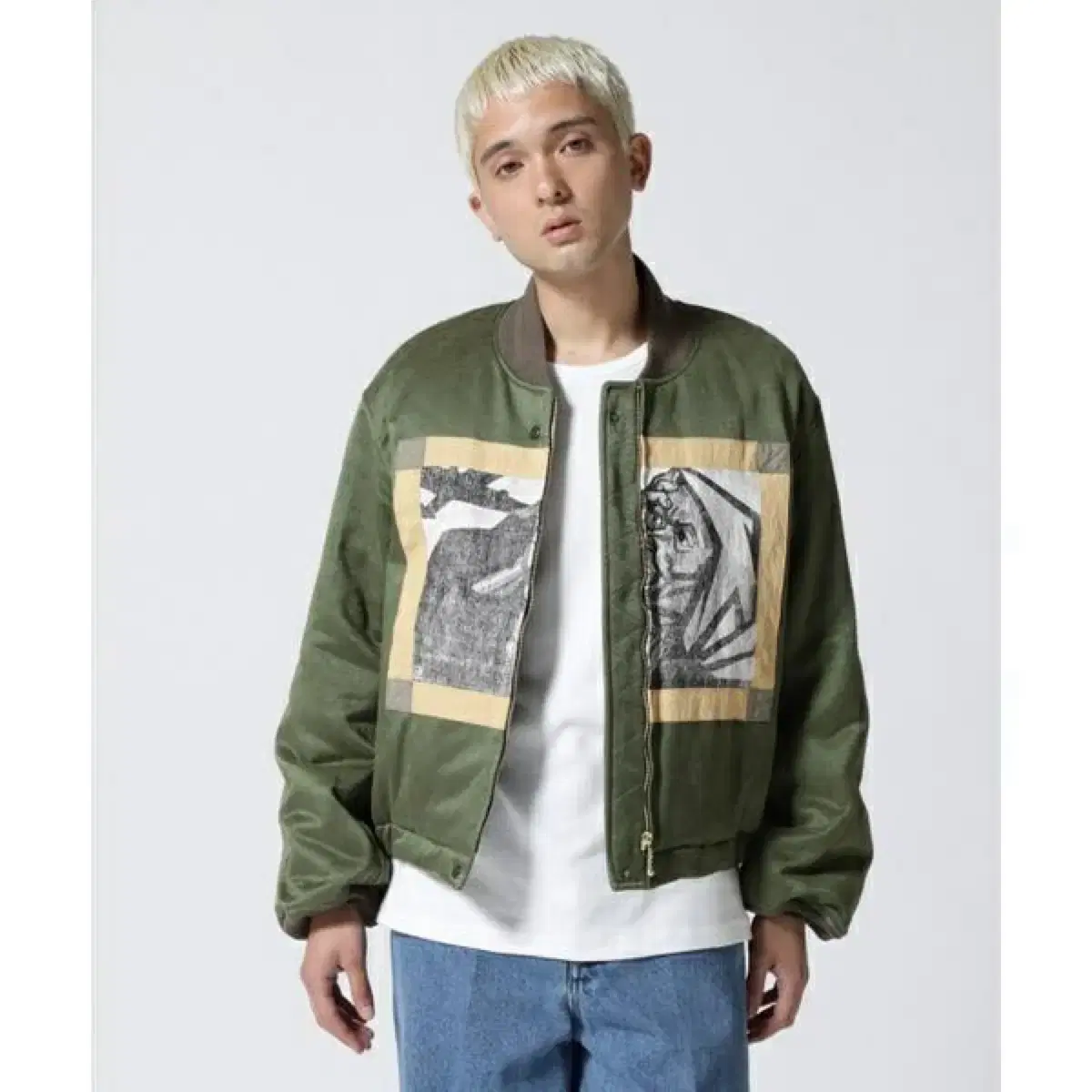 Sasquatchfabrix graphic flight jacket | 브랜드 중고거래 플랫폼